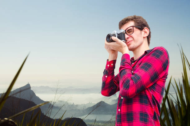 Young photographer at Rio de Janeiro