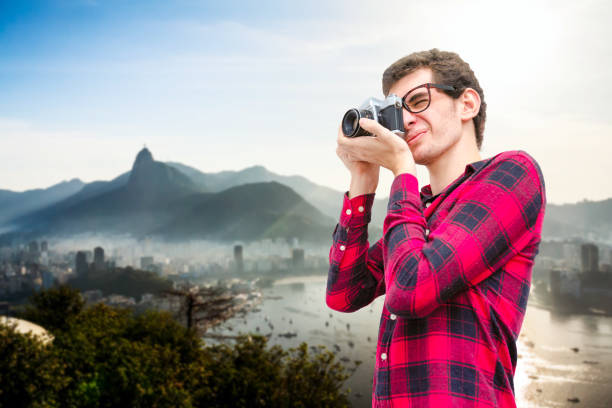 Young photographer at Rio de Janeiro