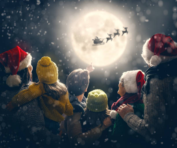 istock Family enjoying Christmas 1073475774