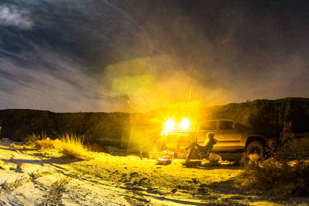 istock Camping in the Desert 1073484884