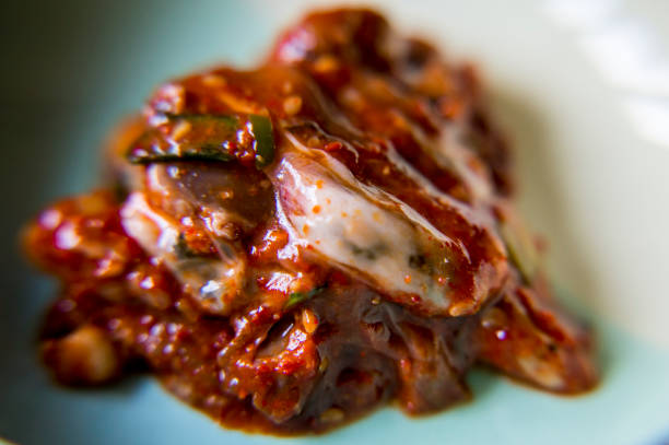istock Spicy Raw Oysters Salad Banchan 1073518248