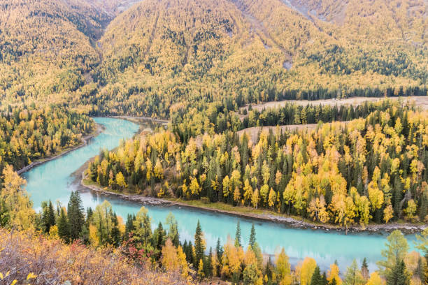 istock autumn landscape of kanas 1073532226