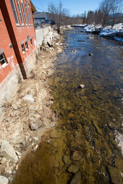 istock The Israel River flows past an historic building. 1073549482