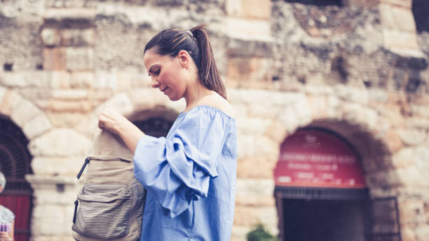 istock Young women tourist discovering Italy 1073569656