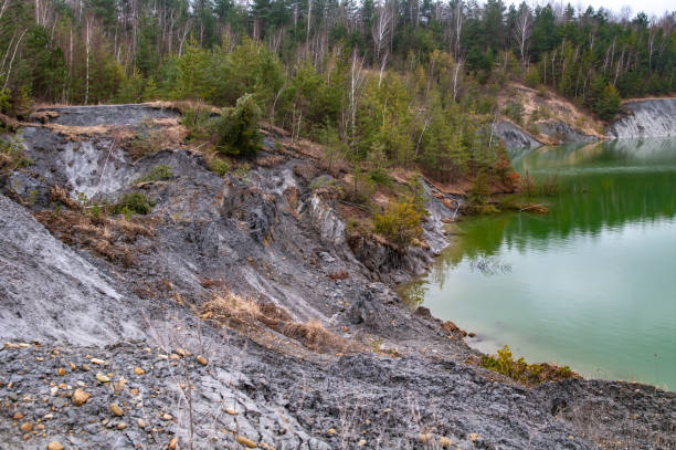 istock Landslide in an old quarry 1073598134