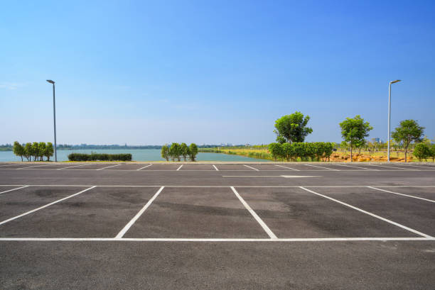 istock Parking lot in public areas 1073614934