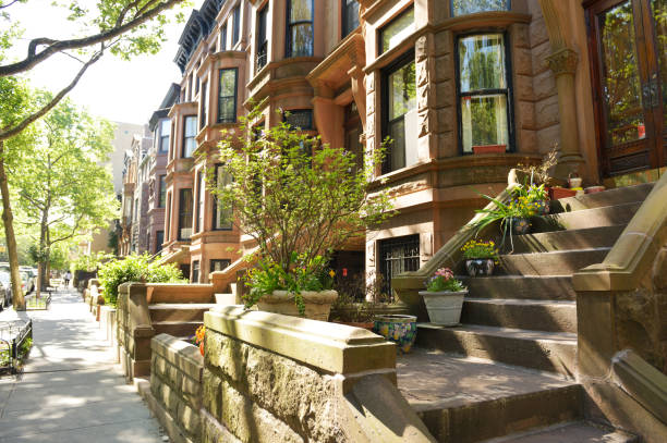 istock Brownstones, Park Slope, Brooklyn, NYC. 1073625114