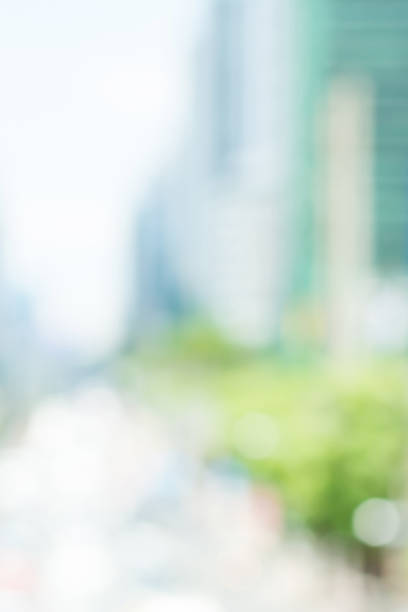 istock Blur buildings in the city 1073627400