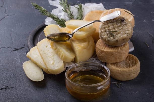 Traditional Alentejo Cheeses stock photo
