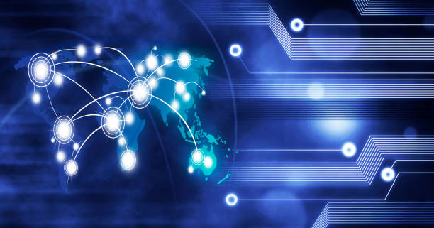 istock Technology,Business Earth globe connected Innovation with ideas and concepts,Training,business 1073649606