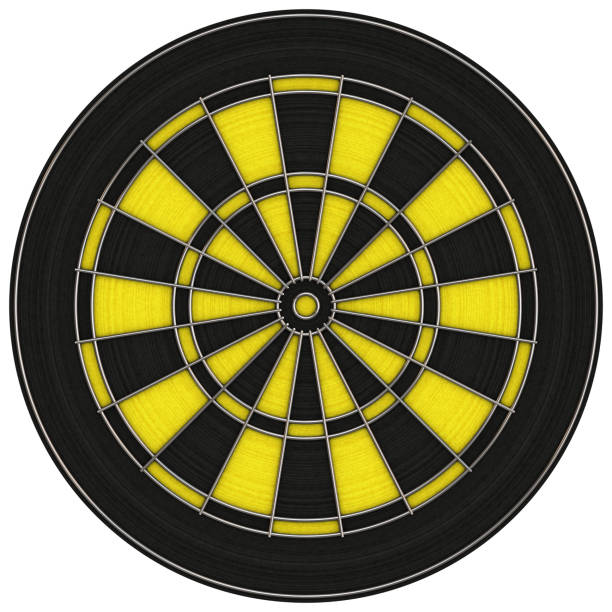 obiekt sportowy - tarcza - hd - 02 - targeted dart bulls eye pub zdjęcia i obrazy z banku zdjęć