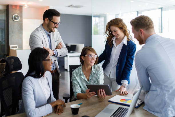 istock Business team working together at the office 1073696466