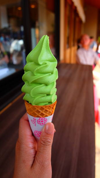 istock Green tea Matcha Ice Cream 1073701492