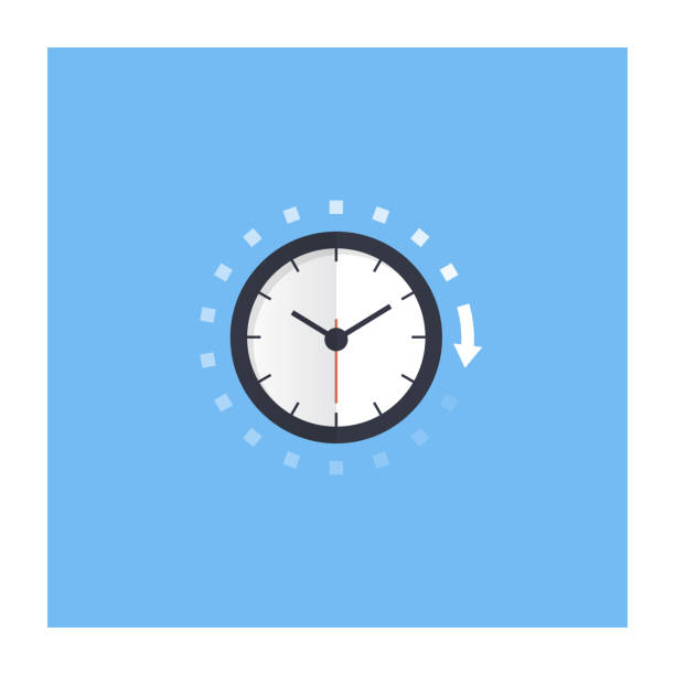 ilustrações de stock, clip art, desenhos animados e ícones de daily planning icon - calendar personal organizer clock diary