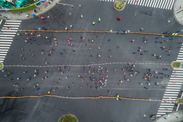 istock aerial view of city marathon 1073703174