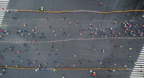 istock aerial view of city marathon 1073703210