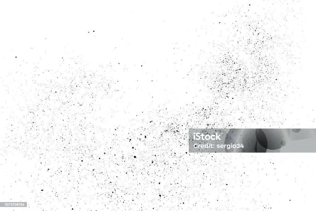 Dark Noise Granules. Black Grainy Texture Isolated On White Background. Dust Overlay. Dark Noise Granules.  Digitally Generated Image. Vector Design Elements, Illustration, Eps 10. Textured stock vector