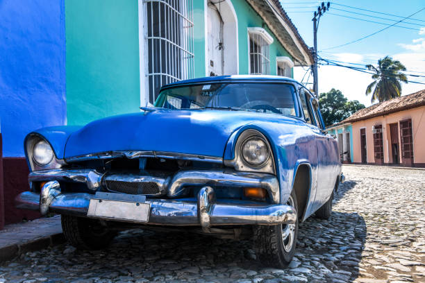 istock American Old Timer in Trinidad, Cuba 1073711864