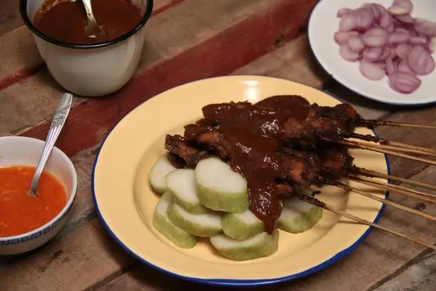 Photo of Sate Ayam Madura, the Traditional Chicken Satay from Madura, East Java