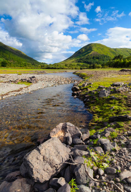 A small stream feeding into Thirlmere Reservoir in the English Lake District.