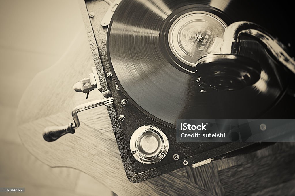 A crazy sound - I love it!!! Gramophone, Analog, Music, Art, Close-up, Music Stock Photo