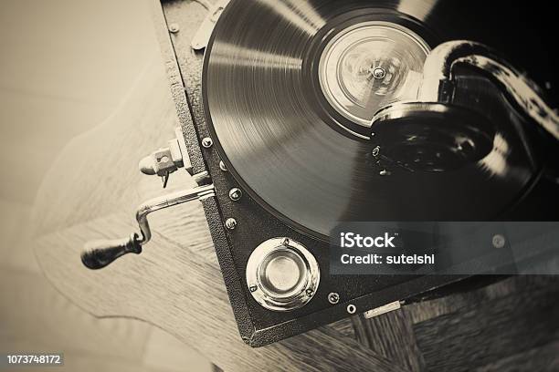 A Crazy Sound I Love It Stock Photo - Download Image Now - Music, Gramophone, Retro Style