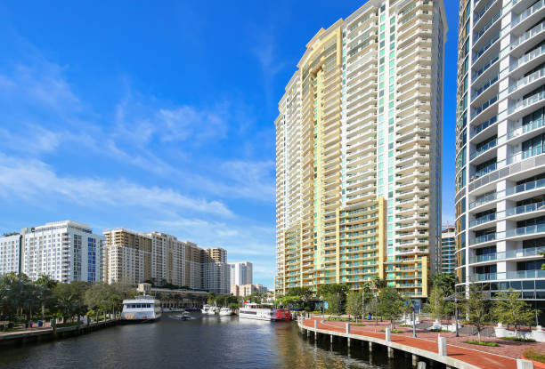 istock Dramatic view of Riverfront in Fort Lauderdale 1073756712