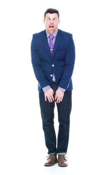 istock Businessman is making a silly face 1073768758