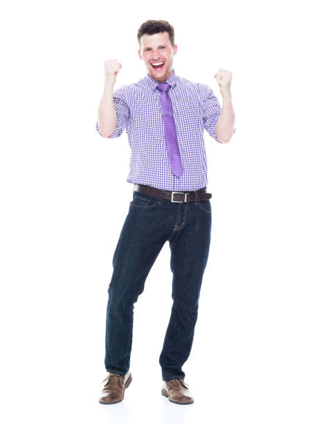 istock Handsome businessman is doing a fist pump 1073769316