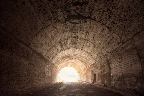 istock Light at the end of the tunnel 1073773694
