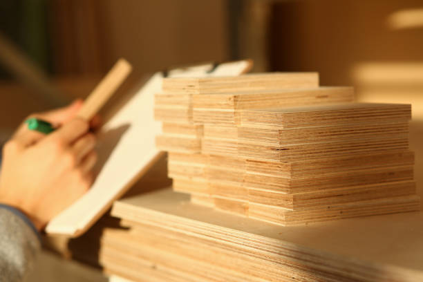istock Wooden bars lying in a row closeup 1073775792