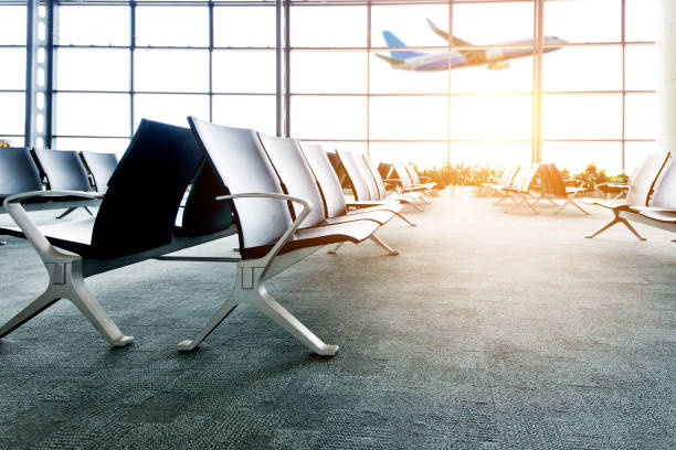 istock Benches at the airport waiting area 1073780134