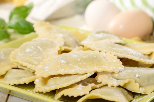 istock traditional italian ravioli filled with a cheese and spinach 1073790208