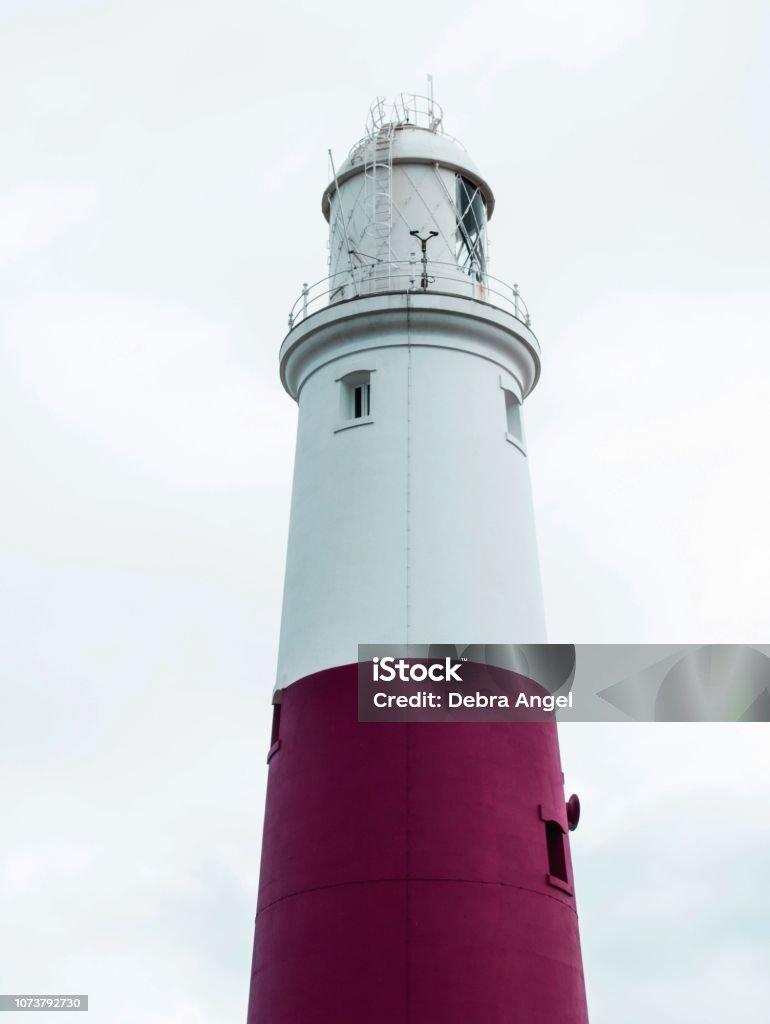 Portland bill Lighthouse Dorset Stunning vision of Portland  bill Lighthouse Dorset coast Architecture Stock Photo