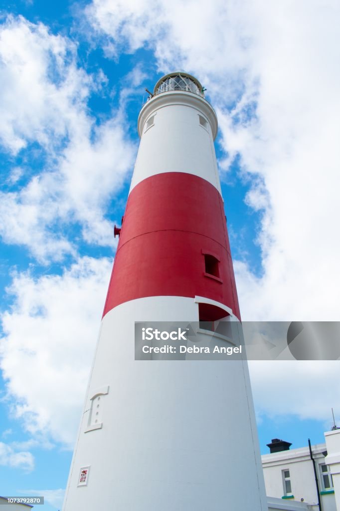 Portland bill Lighthouse Dorset Stunning vision of Portland  bill Lighthouse Dorset coast Architecture Stock Photo