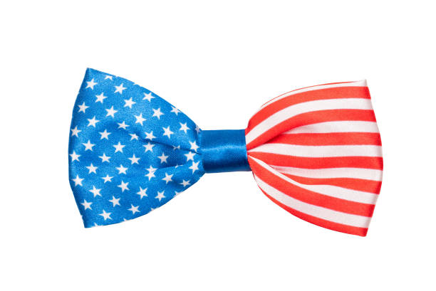 istock bow tie with USA flag isolated on white background 1073808082