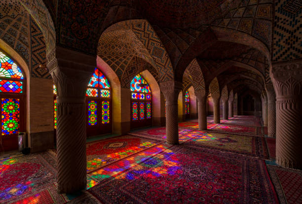 istock Inside the Nasir ol Molk Mosque in Shiraz, Iran 1073816492