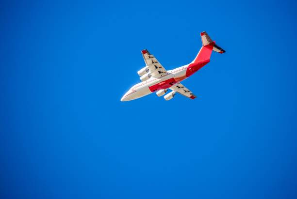 istock Slurry Bombers fight wildfires. Aerial fire fighting 1073819128