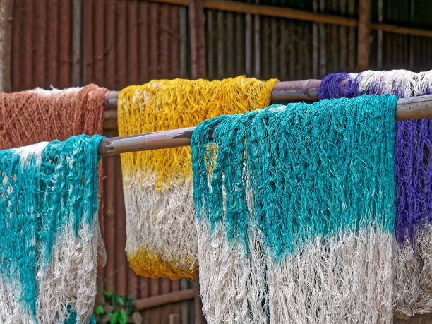 istock Traditional Textile Dyeing in Laos 1073840666