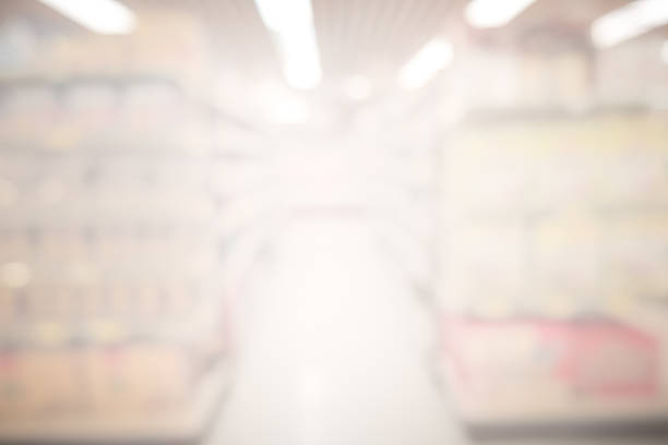 istock Abstract supermarket grocery store blurred defocused background 1073845474