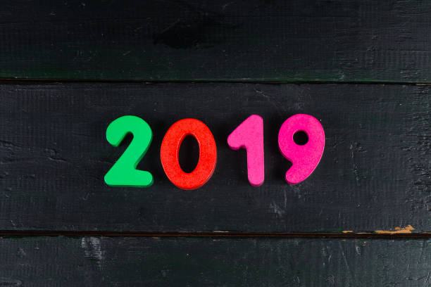 istock Year 2019 begin concept,2019 toy building blocks 1073848244