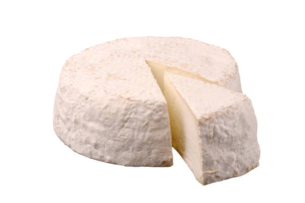istock round blue cheese with one slice isolated on white background 1073852754