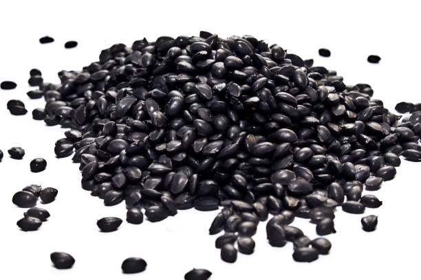 istock Plastic pellets . Colorant for polymers in granules. 1073859228