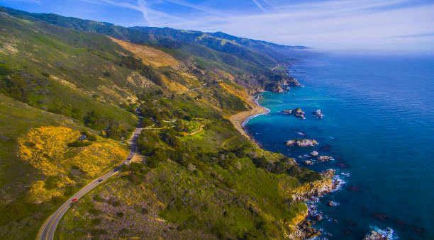 istock Big Sur,California Aerial looking South 1073879586