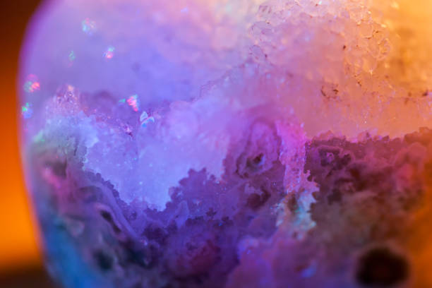 istock Beautiful Ocean Jasper crystal specimen shot using beautiful lighting. 1073885536