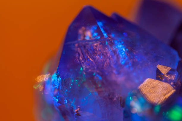 istock Purple Amethyst with beautiful lighting 1073887314