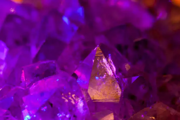 Photo of Purple Amethyst with beautiful lighting