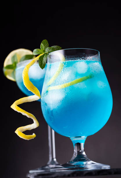 istock Two blue lagoon cocktails 1073914494