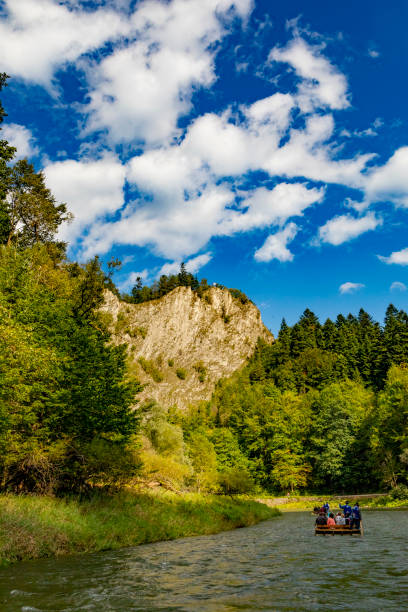The turn of the river Dunajec in Pieniny, Poland and Slovakia