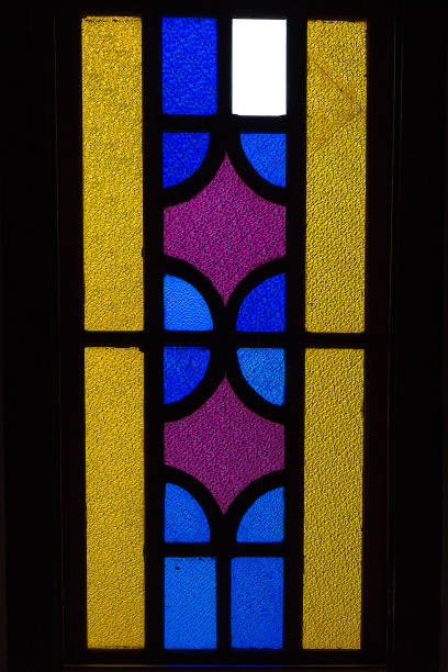 istock Colorful Stained Glass In a Church 1073921596